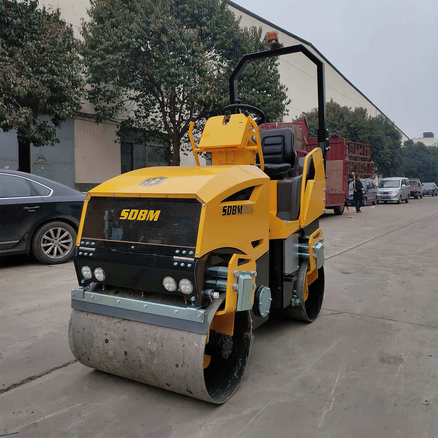 Rodillo compactador SDBM de 1,5 toneladas